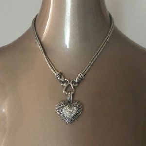Lia Sophia silver necklace